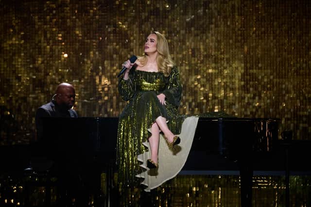 nstead of witnessing another win from Styles, viewers were treated to footage from last year’s show of Adele performing “I Drink Wine”.