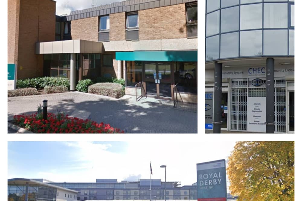 The best rated hospitals and treatment centres in the East Midlands. (Photo: Google Maps)