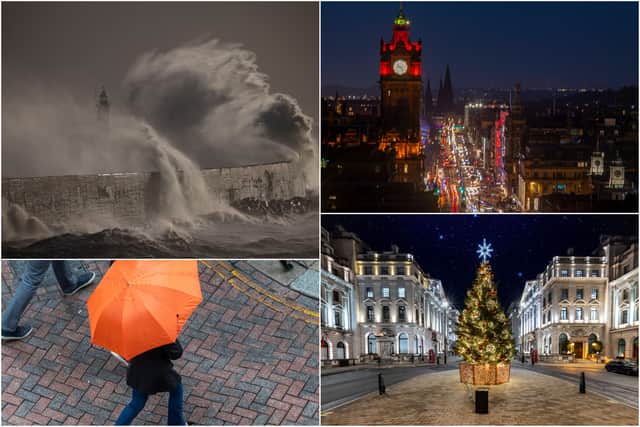 The Met Office predicts damp, mild and cloudy conditions across the UK over the Christmas period