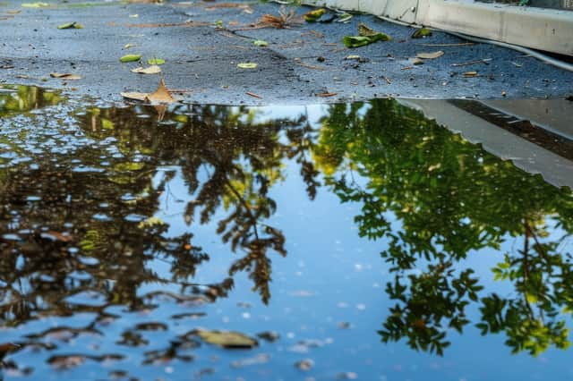 Remove debris from flat roofs to reduce ponding and pooling
