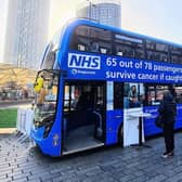 The NHS cancer awareness bus is touring the county.