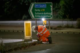 Lighting repairs near Kings Mill