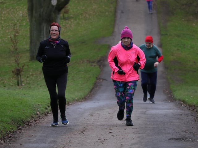 Working their way uphill at Sewerby Parkrun
Photos by TCF Photography