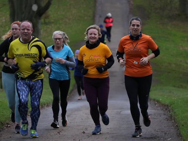 Tackling an uphill section at Sewerby Parkrun
Photos by TCF Photography