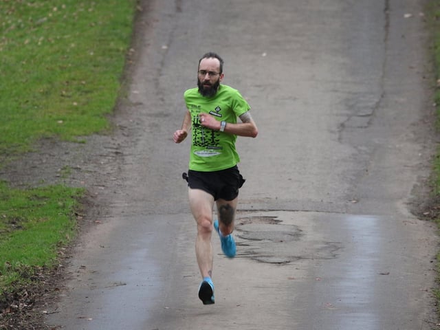 Winner Phill Taylor, of Bridlington Road Runners, at Sewerby Parkrun
Photos by TCF Photography