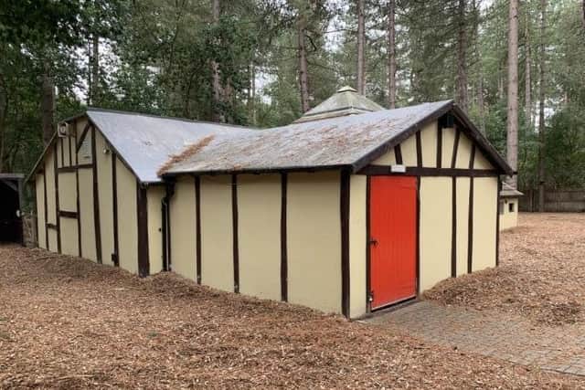 The existing Santa’s Grotto at Center Parcs in Sherwood Forest