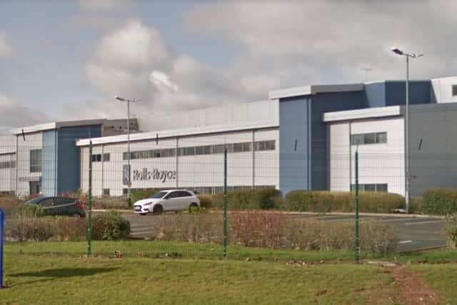 Union members say workers at Rolls-Royce Hucknall have no long-term guarantees over their futures. Photo: Google Earth