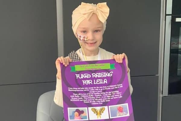 The Hucknall concert raised more than £1,300 to help young Leila Hallam, who suffers with a rare form of cancer