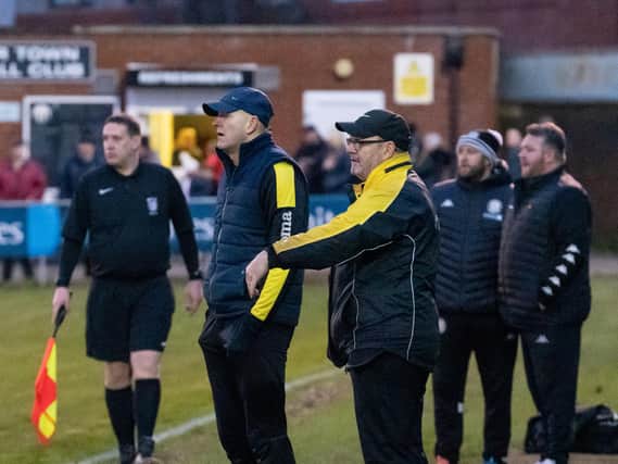 Hucknall boss Andy Graves (left) has a few selection questions ahead of this weekend's game.