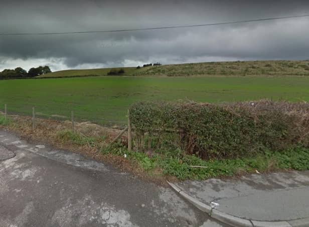 The proposals would see houses built on Misk Hill on land off Common Lane. Photo: Google