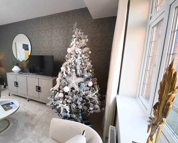 Jones Homes show home all decorated ready to welcome everyone to the Christmas events