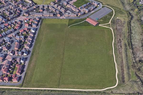 The 3G pitch would be built on recreation ground off Kenbrook Road. Photo: Google Earth