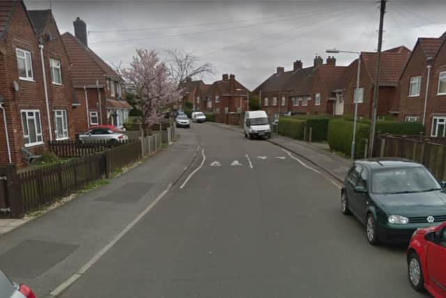 The incident happened on Laughton Crescent in Hucknall back in January. Photo: Google