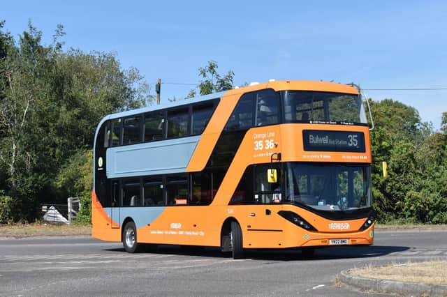 NCT's new biogas buses are now operating on the Orange line serving Bulwell