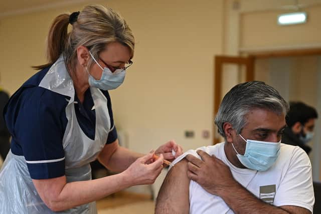 People in Hucknall and Bulwell are being encouraged to get their Covid booster vaccines as soon as possible. Photo: Oli Scarff/Getty Images
