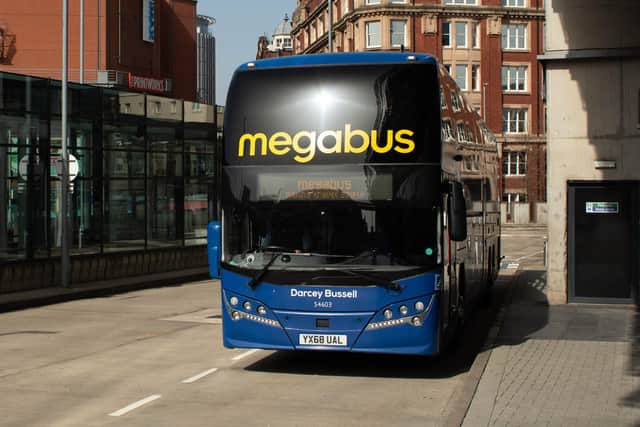 Megabus users can get an add-on ticket for trams in Nottingham