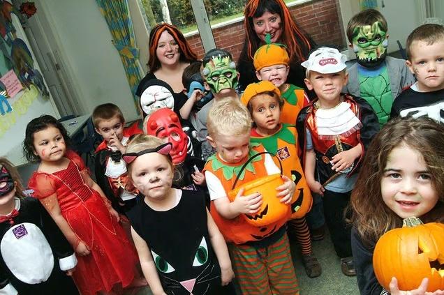 Dressed to impress in an array of creative costumes, staff and children at Hucknall Day Nursery prepare for some seasonal fun in 2007