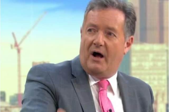 Piers Morgan was accused of mimicking the Chinese accent.