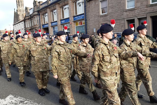 Berwick Detachment Northumbria Army Cadet Force.