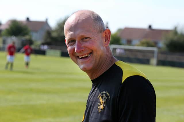 Hucknall Town manager Andy Graves is happy with the progress of his side. Photo: Eric Gregory