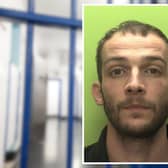 Jay Wood, aged 33, of HMP Nottingham, pleaded guilty to one count of rape, three counts of sexual assault and one count of engaging in sexual activity with a child. He was jailed for a total of 21 years. (Picture: Nottinghamshire Police.)