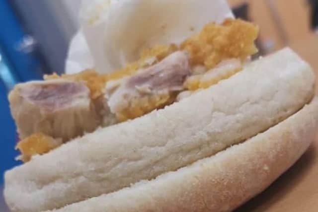 Lindsey McFarlane's daughter was served a burger containing raw chicken at Bulwell Academy