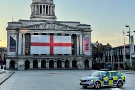 Police have praised football fans for their good behaviour during the Euros. Photo: Nottinghamshire Police.