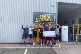 Team Ultimate raised more than £3,600 from their bike ride