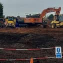 Work has started preparing the site of the old Hucknall Town ground for housing - but residents must wait for Lidl. Photo: National World