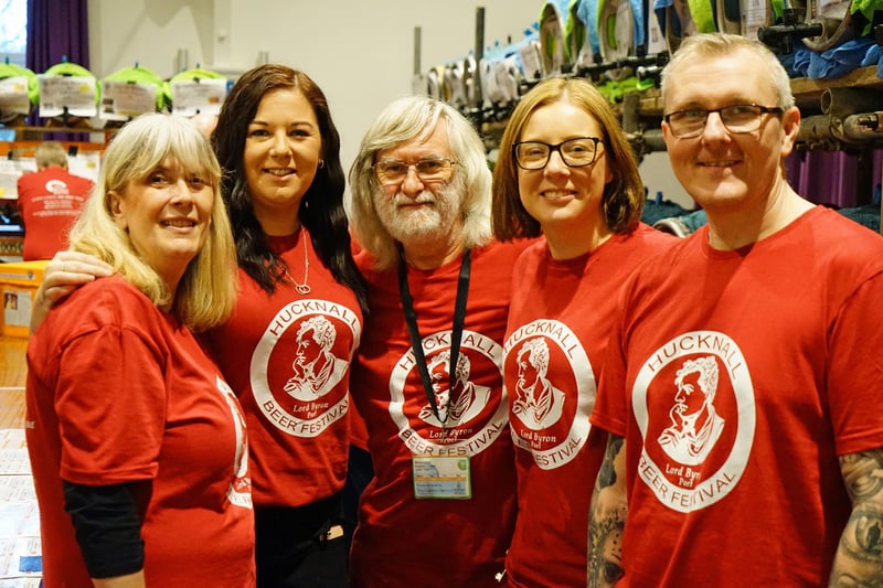Members of the festival team, Donny Marlow, Kim Pears, Andrew Ludlow, Becky Wallace and Jenny Carlin.