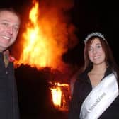 Miss Mansfield Portland College’s popular bonfire display in 2006.