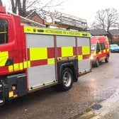 Hucknall firefighters attended the blaze in Kirkby where two people tragically died