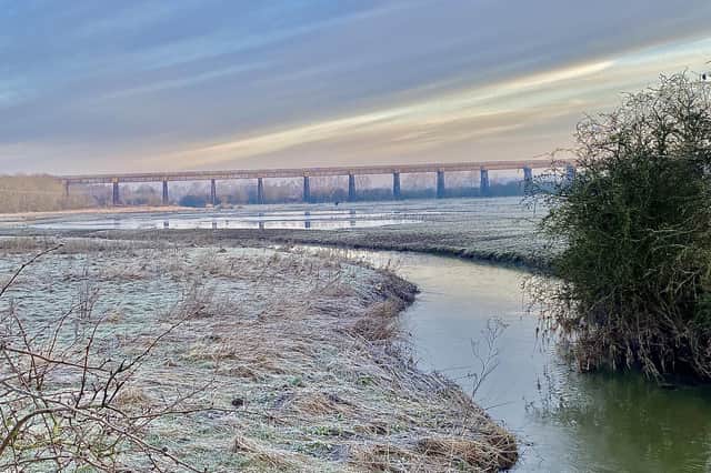 ​Here's a striking photo of the Bennerley Viaduct on a frosty morning, taken and sent in by David Hodgkinson.