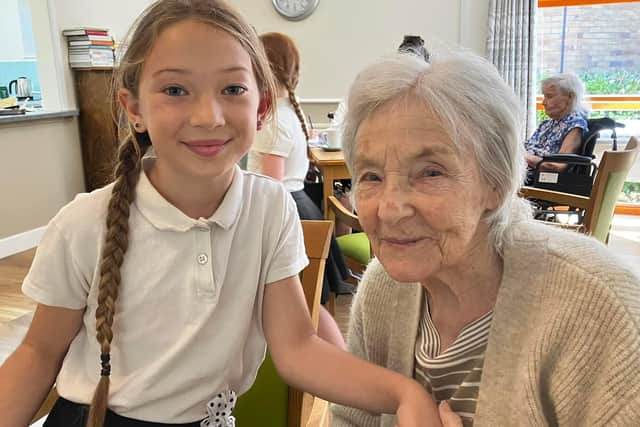 Pen pals from Jubilee Court Care Home and Holgate Primary School have met up with each other for the first time
