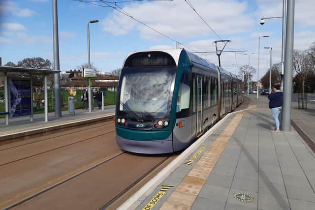 Weekly tram tickets are available at a discounted rate this month