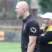 Hucknall manager Andy Graves - furious over finishing.