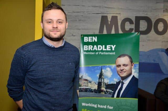 New county council leader and Mansfield MP Ben Bradley
