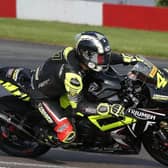 Richard Cooper in action at Donington Park. Photo by Dave Yeomans.
