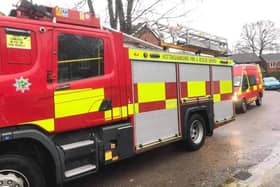 Hucknall firefighters helped tackle a house blaze in Top Valley