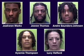 The offenders were sentenced at Nottingham Crown Court