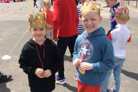Pupils at Butler's Hill Infant School and Broomhill Junior School enjoyed a summer fair for the Jubilee celebrations