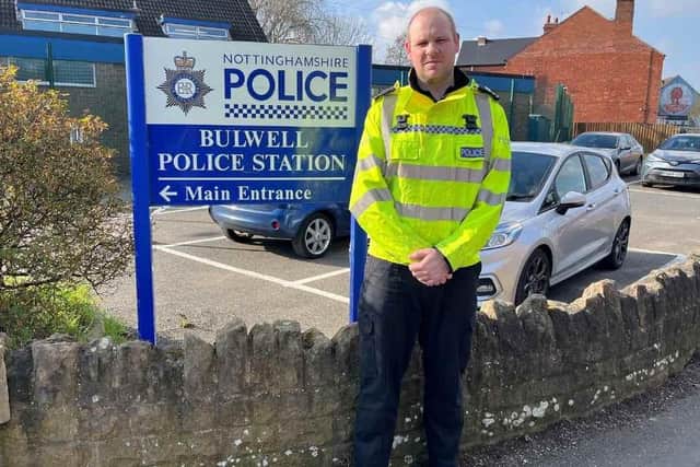 Sergeant Martyn Barber has issued a warning to would-be criminals in Bulwell