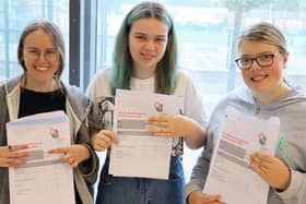 Students were all smiles at Bulwell Academy after getting their GCSE results