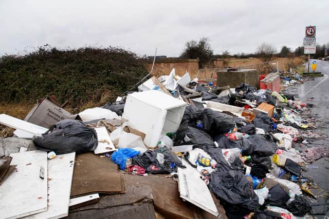 Across England, 1.09 million fly-tipping incidents were recorded in 2021-22