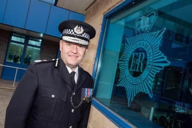 Chief Constable Craig Guildford says there's nothing a Nottinghamshire cop likes more than catching a house burglar