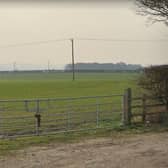 Proposals are being put forward to turn this patch of land in Papplewick into a dog walking field. Photo: Google