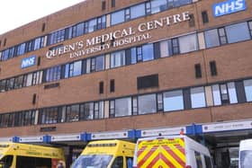 Emergency waiting times are slightly improving at QMC. Photo: Submitted
