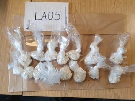 Police discovered a significant haul of Class A drugs after pulling over a car in Hucknall.