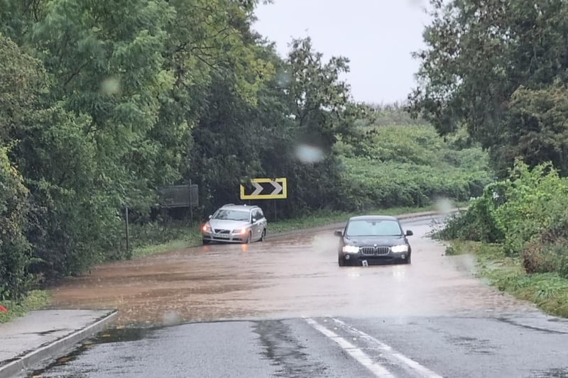 Flooding on Long Lane, Hucknall