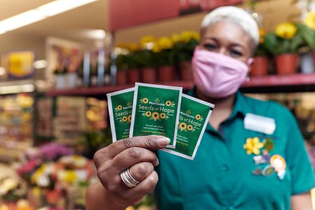 Morrisons stores will be working with schools, care homes and community groups to distribute the packs and plant the seeds in their local areas. Photo: Mikael Buck